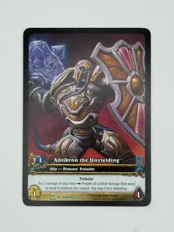 World of Warcraft TCG Betrayer 130/264 Extended Art Antikron the Unyielding - Image 1