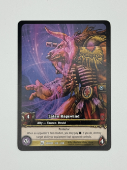 World of Warcraft TCG Honor 149/208 Extended Art Zalan Ragewind - Image 1