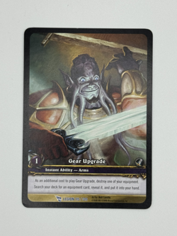 World of Warcraft TCG Legion 115/319 Extended Art Gear Upgrade - Image 1