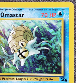 1st Edition Omastar - Fossil - #40/62 - Vintage Pokemon Card 1999 WOTC - Image 3
