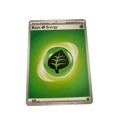 Pokemon Leaf Grass Energy Galaxy Cosmo Holo SVE 001 Trading Card w/ Swirl (F2 - Image 1