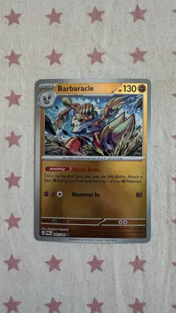 Barbaracle 043/088 Perfect Order Reverse Holo Pokemon TCG Card - Image 1