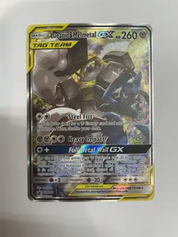 Pokemon Lucario & Melmetal GX TAG TEAM Promo Holo SM192 Sun & Moon Card - Image 1