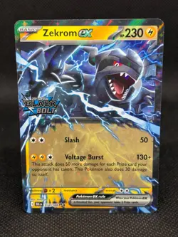 Zekrom ex (Black Bolt Stamped) 034/086 Pokemon Card Holo - Image 1