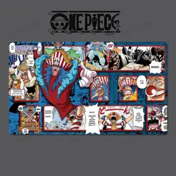 Buggy the Clown O-P Table Playmat OPCG TCG CCG Play Pad Trading Card Game Mat - Image 1