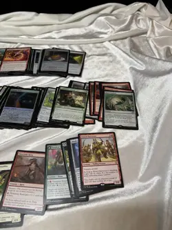 MTG Instant Collection Box w/ RARES FOILS Card Lot Magic The Gathering - 12” Box - Image 1