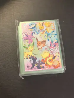 Nintendo Pokemon TCG Eevee Evolutions Card Sleeves Multicolor 2025 - Image 1