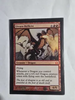 Utvara Hellkite Return to Ravnica Foil MTG playing Card Mythic Rare $11 OBO - Image 1