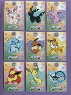 Let's Go Eevee Card Database - Eeveelutions - Stars & Hearts Set - Image 1