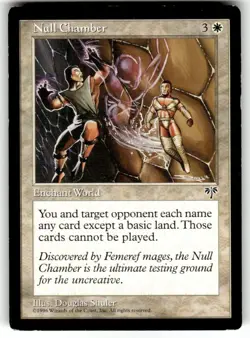 Null Chamber Mirage Rare – MTG Magic the Gathering Card - Image 1