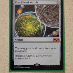 Wizards of the Coast Crucible of Worlds M19 Mythic Colorless Artifact 229/280 - Image 1