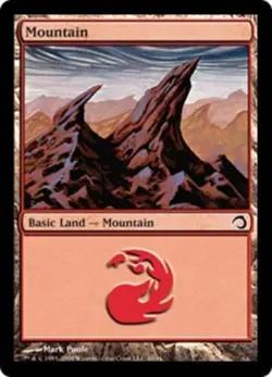 Mountain - Foil ~ Lightly Played Premium Deck Series: Slivers MTG Magic Ultimate - Image 1