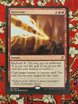 MTG Reiterate Regular TSR 182 NM - Time Spiral Remastered Near Mint - Image 1