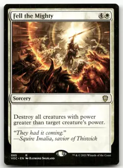 Fell the Mighty #85 (NM) Crimson Vow VOC Magic MTG - Image 1