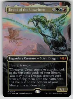 Ureni of the Unwritten (Borderless) Foil M Commander: Tarkir: Dragonstorm 9 NM - Image 1