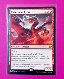 *Twinflame Tyrant* -Foundations (FDN) #97- Near Mint - Regular Mythic - - Image 1