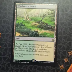 Wizards of the Coast Windswept Heath 248 Khans of Tarkir Rare Land Regular EN - Image 1
