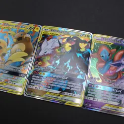 Lot of Pokemon Tag Team Card S-Chinese Reshiram Zekrom Raichu Espeon Deoxys - Image 1