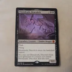 Magic MTG - Ebondeath, Dracolich - Adventures in the Forgotten Realms - Image 1