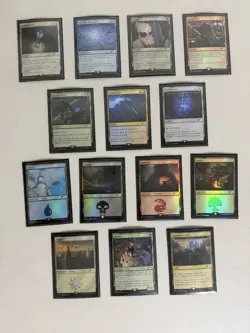 MTG Secret Lair x Arcane & Arcane: Lands Traditional Foil Edition Lot - Image 1