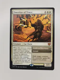 Emeritus of Truce Secrets of Strixhaven 0013 Regular English MTG [PACK FRESH] - Image 1