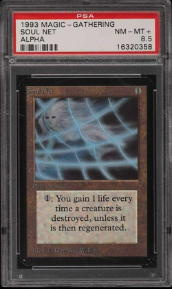 Magic the Gathering - Soul Net - Alpha PSA 8.5 - Image 1