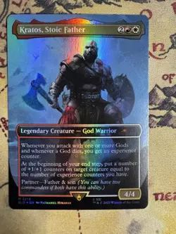 Kratos, Stoic Father Secret Lair Drop Foil - Image 1