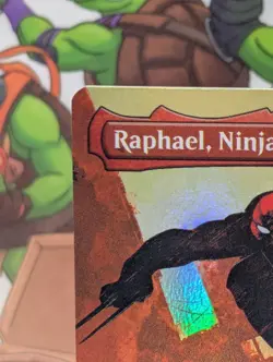 Raphael Ninja Destroyer- FOIL Holo-MTG TMNT Teenage Mutant Ninja turtles - Image 2