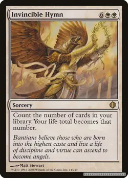 Invincible Hymn [ALA - 14] - DM [Foil] TCG MTG - Image 1