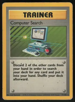 Computer Search 71/102 Base Set Rare Pokemon - Image 1