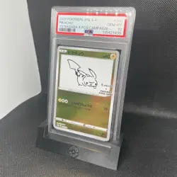 Pokemon Japanese Pikachu 2021 YU NAGABA Promo 208/S-P PSA 10 - Image 2