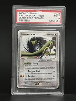 Pokemon Rayquaza ex Black Star Holo Promo #039 PSA 9 Mint - Image 1