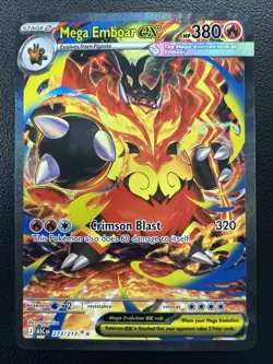 2026 Pokemon Ascended Heroes #273/217 Mega Emboar ex Special Illustration Rare - Image 1