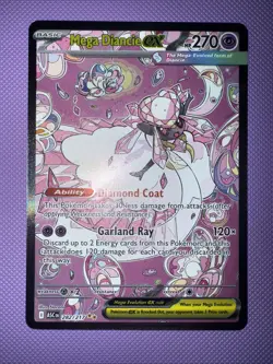 Pokemon Mega Diancie EX 282/217 Ascended Heroes Special Illustration Rare SIR NM - Image 1