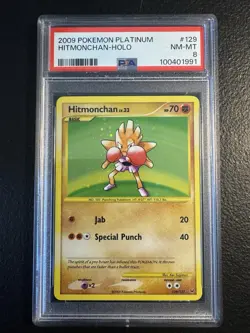 The Pokemon Company Hitmonchan Platinum 129/127 Secret Rare Holo PSA 8 70 HP - Image 1