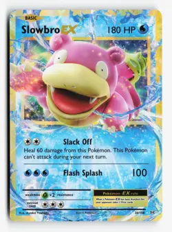 Slowbro EX 26/108 XY Evolutions Pokemon TCG Ultra Rare Near Mint NM - Image 1