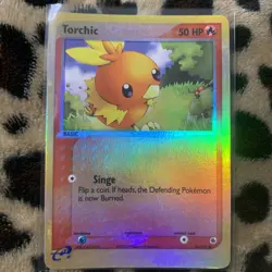 Pokemon Torchic EX Ruby & Sapphire Reverse Holo Common 74/109 50 HP English - Image 1