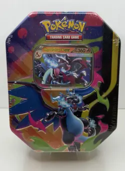 Pokemon TCG: Mega Charizard X Ex Tin New/Factory Sealed - Image 1