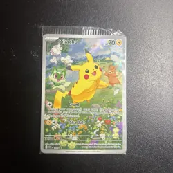 Pikachu 2024 Pokemon Scarlet Violet Black Star Promo #088 SEALED - Image 1