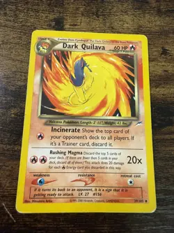 Pokemon - Dark Quilava 39/105 - Neo Destiny DMG - Image 1