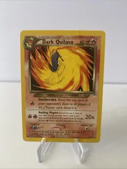 Dark Quilava - 39/105 - Neo Destiny Unlimited Uncommon Pokemon TCG - DMG - Image 1