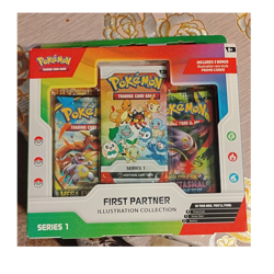 Pokemon TCG First Partner Illustration Collection Series 1 Box 3 Promos Sticker - Image 1