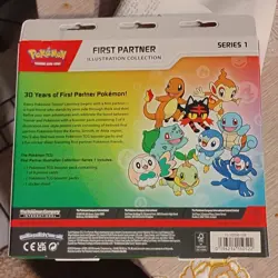 Pokemon TCG First Partner Illustration Collection Series 1 Box 3 Promos Sticker - Image 2