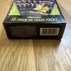 QTY 2025 Pokemon TRICK OR TRADE HANGER BOX (15 Booster Packs) TCG MJ Holding - Image 4