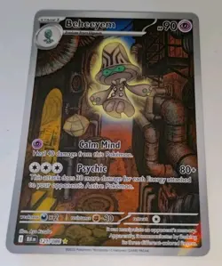 Beheeyem 121/086 - Illustration Rare - Pokemon Black Bolt - NM - Image 3