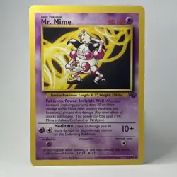 Mr. Mime 22/64 Jungle Unlimited Rare Non Holo 1999 WOTC MP Pokemon TCG - Image 1