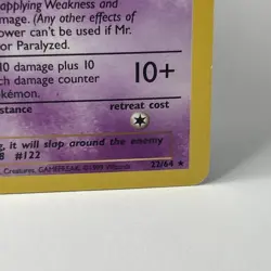 Mr. Mime 22/64 Jungle Unlimited Rare Non Holo 1999 WOTC MP Pokemon TCG - Image 5