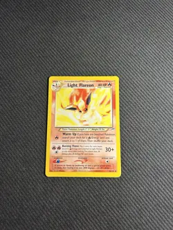 Pokemon TCG Light Flareon 46/105 Neo Destiny Non-Holo MP - Image 3