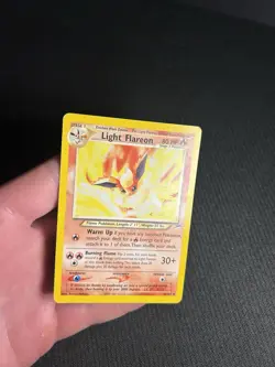 Pokemon TCG Light Flareon 46/105 Neo Destiny Non-Holo MP - Image 5