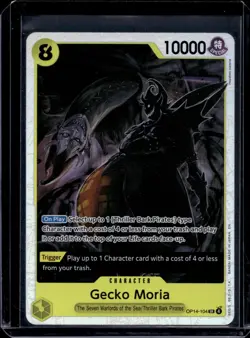 Gecko Moria - OP14-104 / The Azure Sea's Seven 2026 NM / One Piece TCG - Image 1